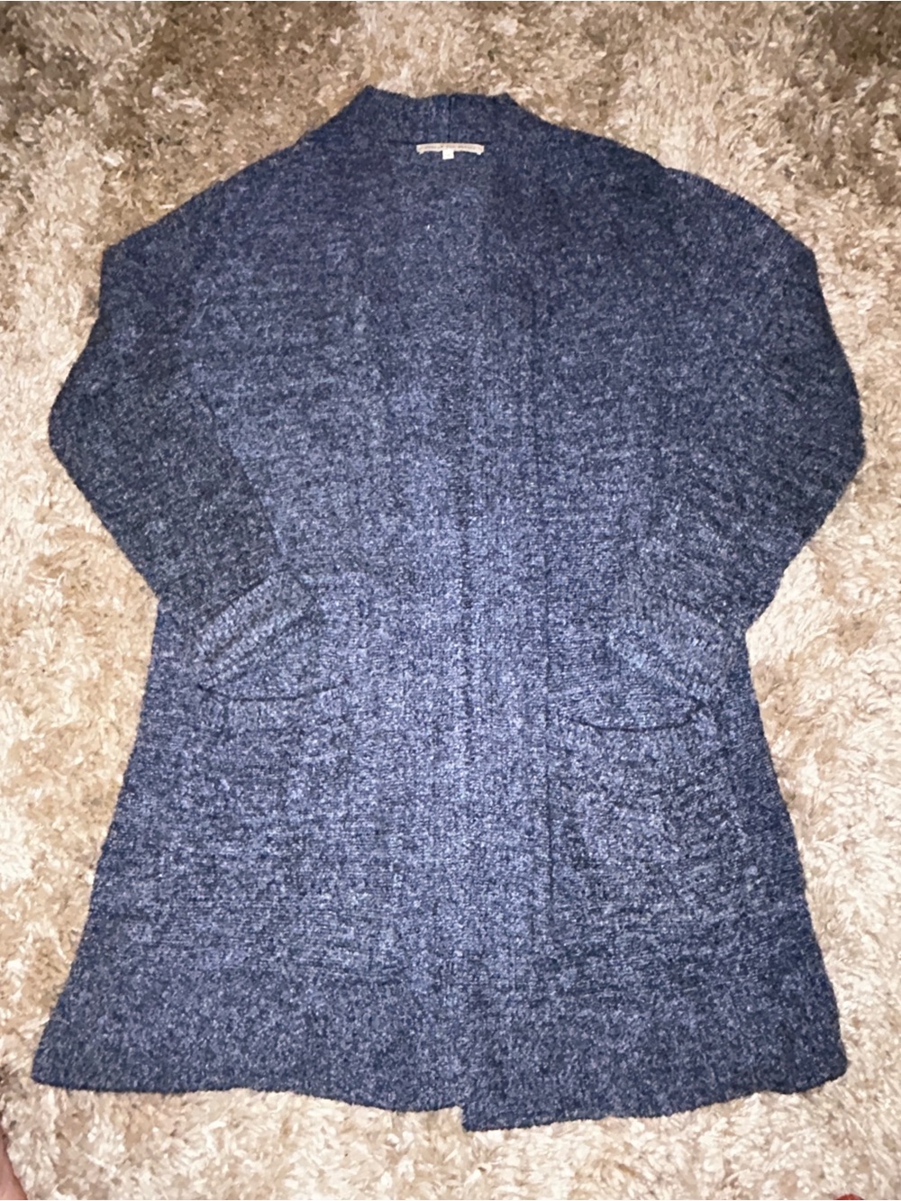 Search for Sanity Cozy Navy Open-Front Women’s Cardigan